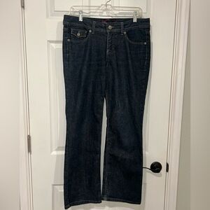 Gloria Vanderbilt Jeans Stretch sz 8P Dark‎ Denim Isadora Bootcut